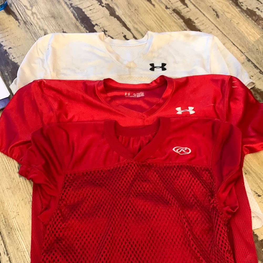 Set of 3 football practice jerseys